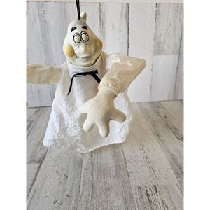 Vintage hanging ghost AS IS Halloween prop decor mini is